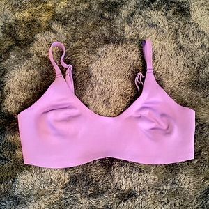 Free people purple seemless sports bra — Size XS